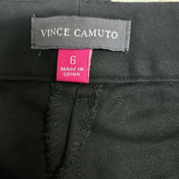 VINCE CAMUTO | Black Cropped Capri/Ankle Pants sz 6 - Picture 7 of 8